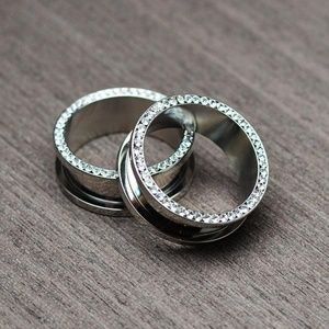 Ss threaded 0g tunnels (already sold!)